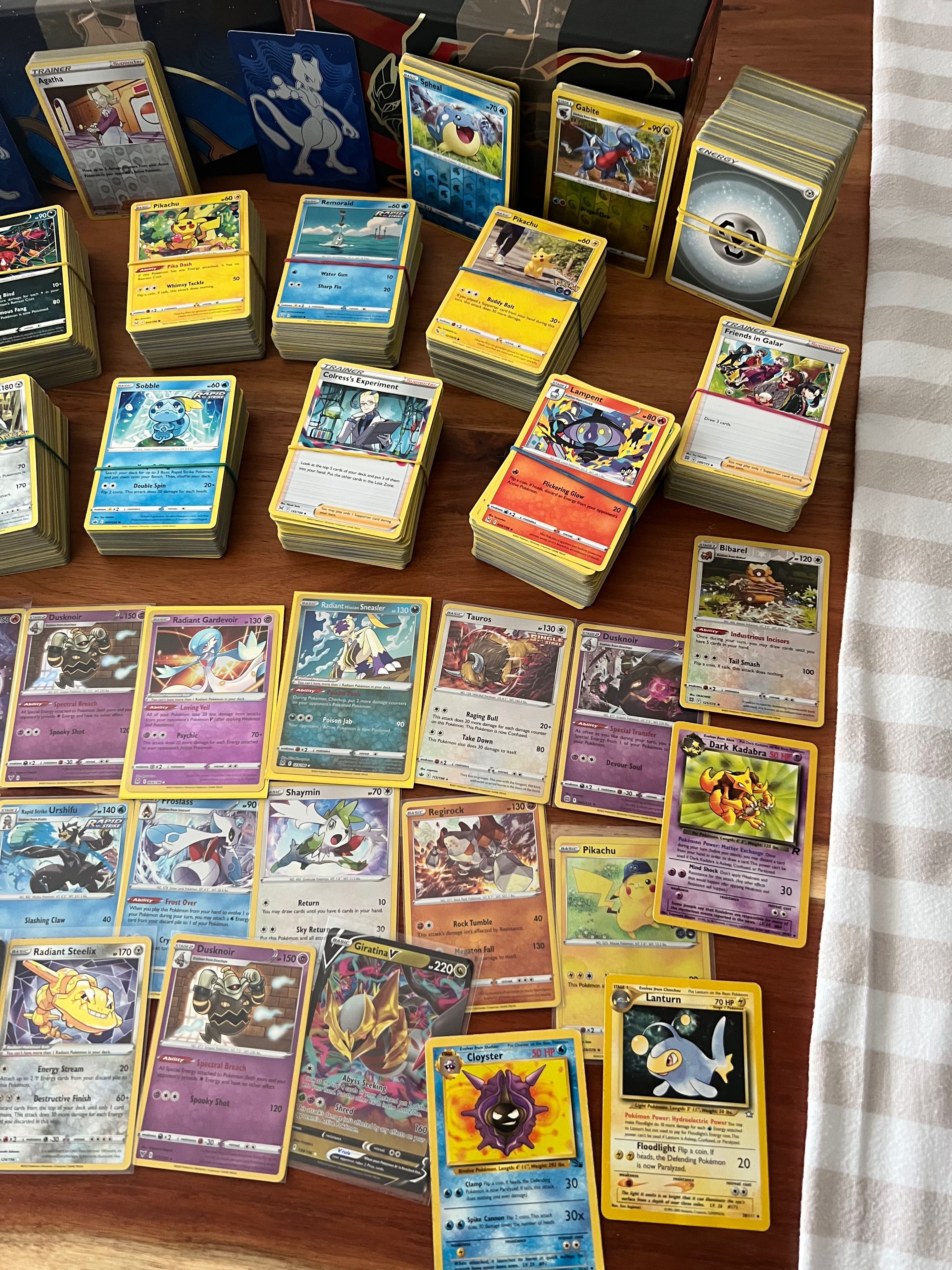 1500 cartas Pokémon