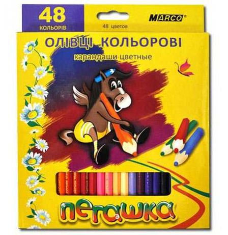 Набор цветных карандашей Пегашка Marco 48 цветов