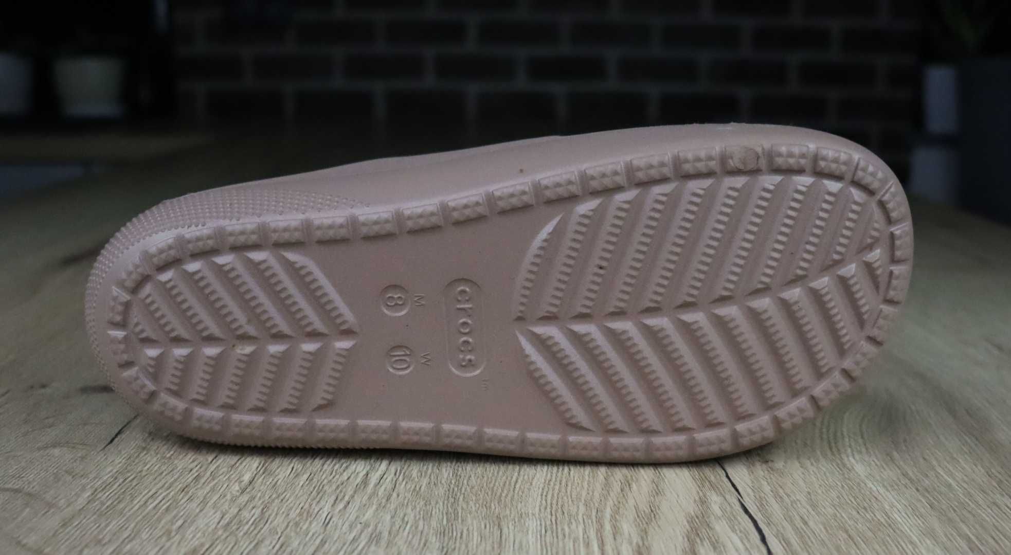 Crocs piankowe klapki M8 W10 41/41 ( 27 cm) nowe