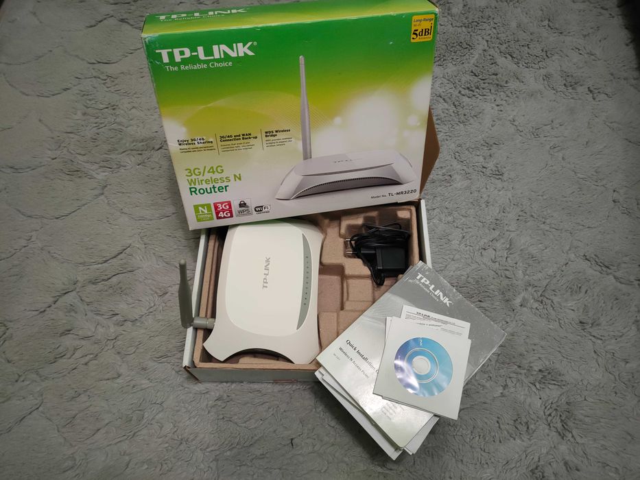 Router TP Link MR-3220 ver.2.3 z wejściem na modem USB