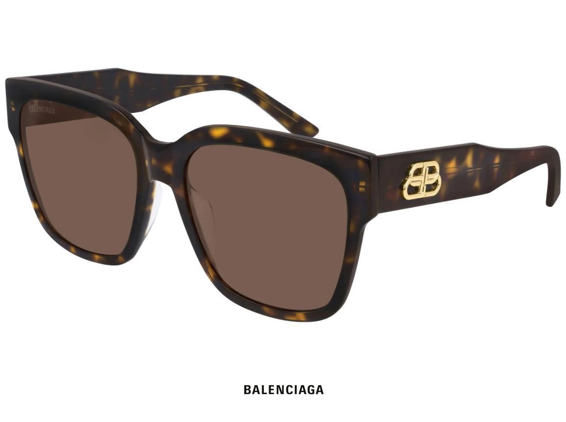 Сонцезахисні окуляри Balenciaga BB0056S Brown, Tortoise (оригінал)
