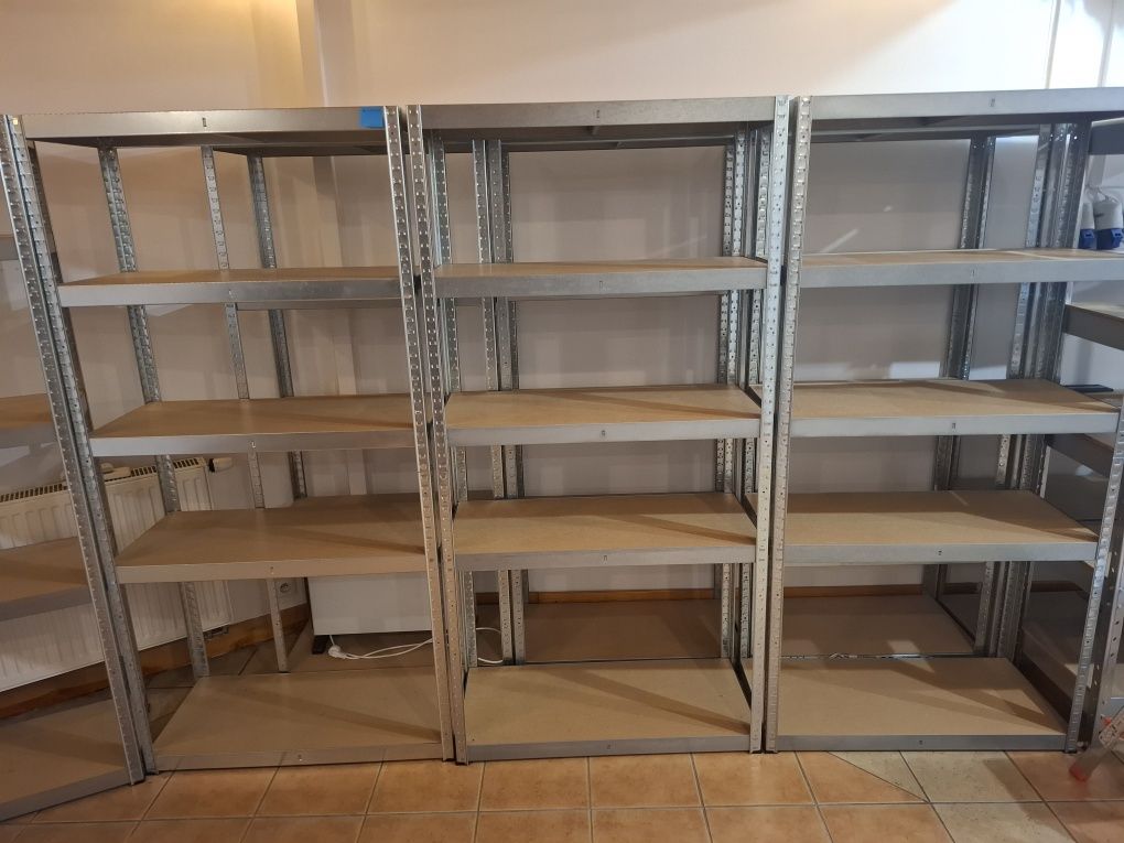 Regały magazynowe aluminiowe 80, 90x40x180