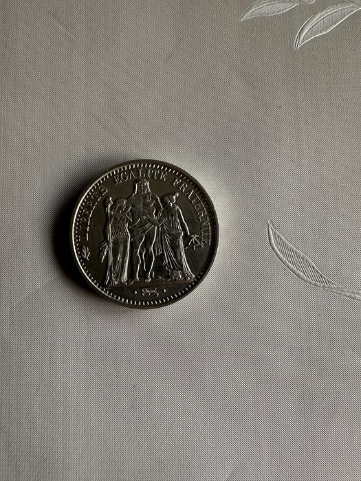 10 francos prata 1970