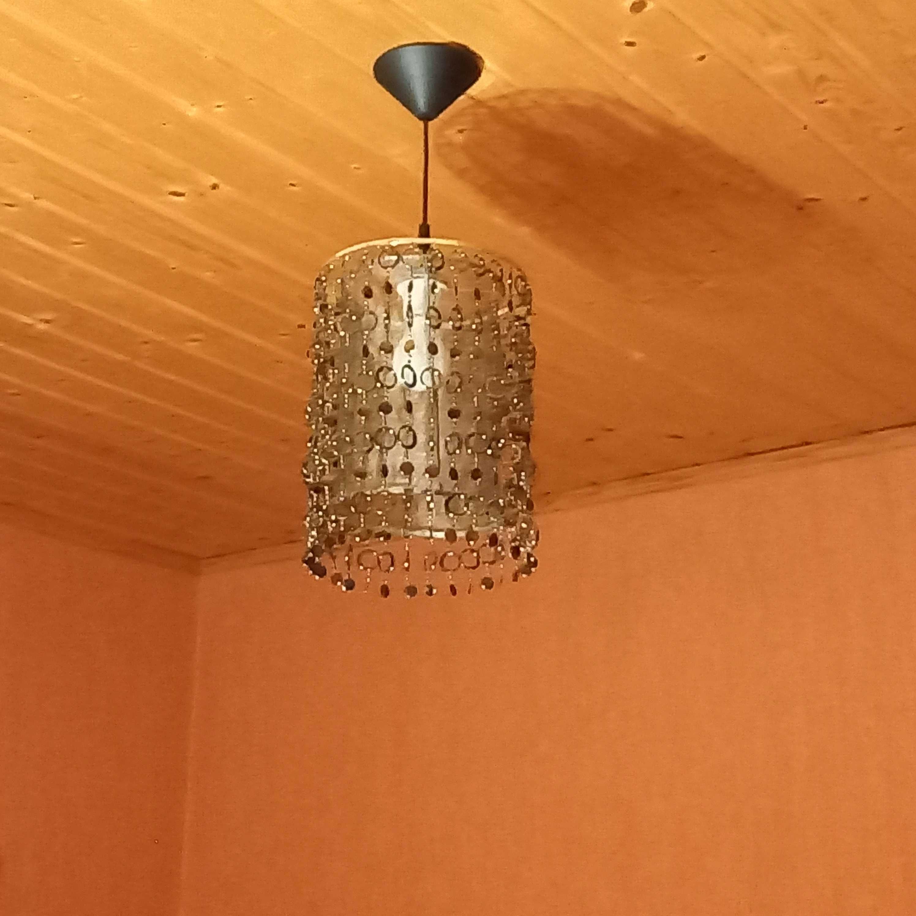 Lampa sufitowa szaro grafitowa