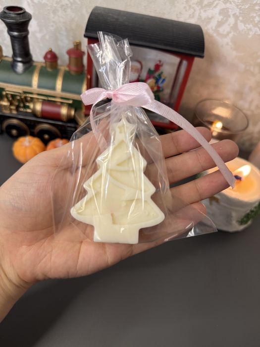 Новорічні свічки ручної роботи