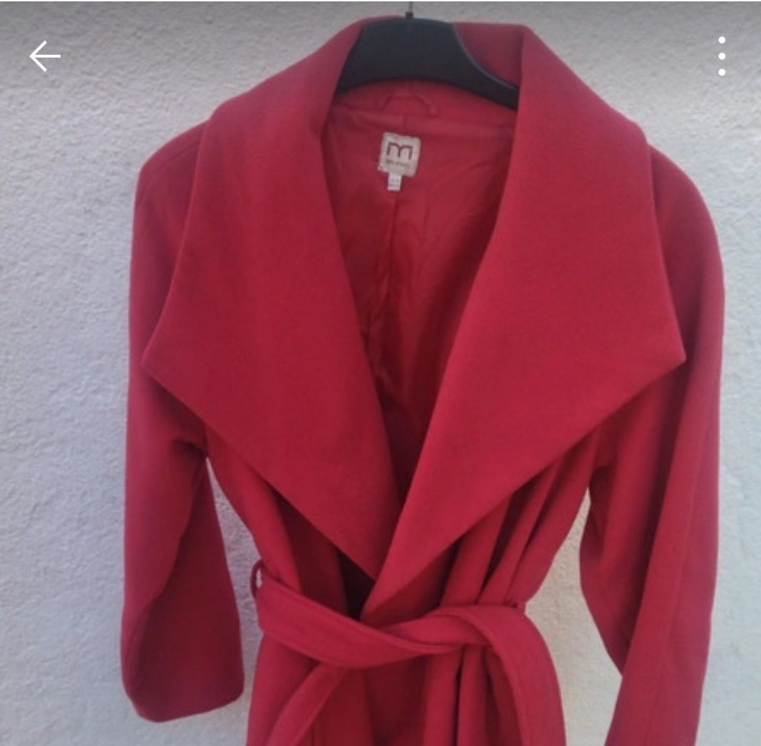 Casaco Milano, tamanho 42, vermelho