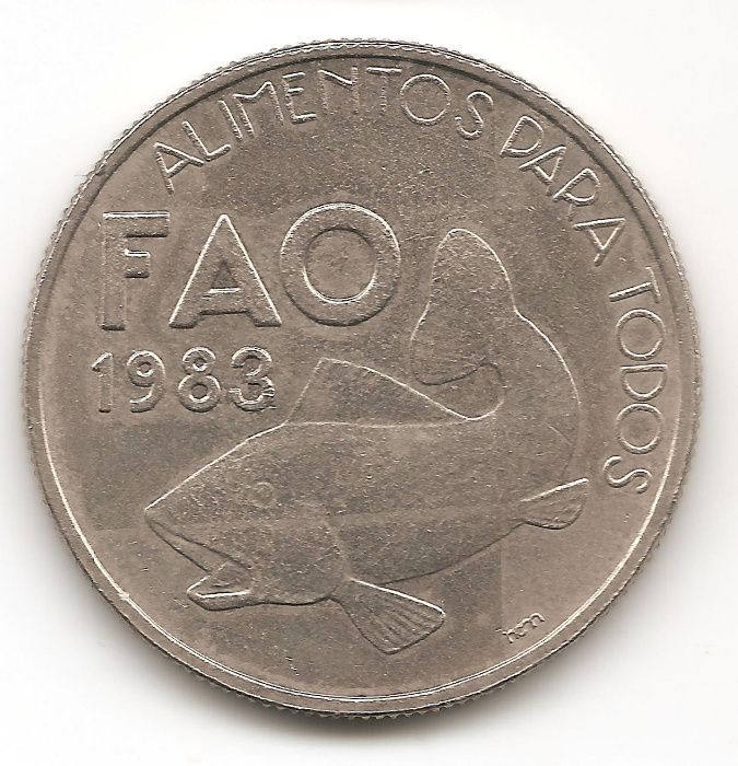 Moedas FAO Alimentação 1983