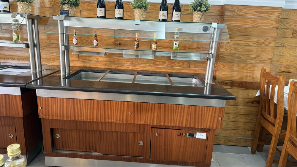 Buffet Profissional Inox/Pedra