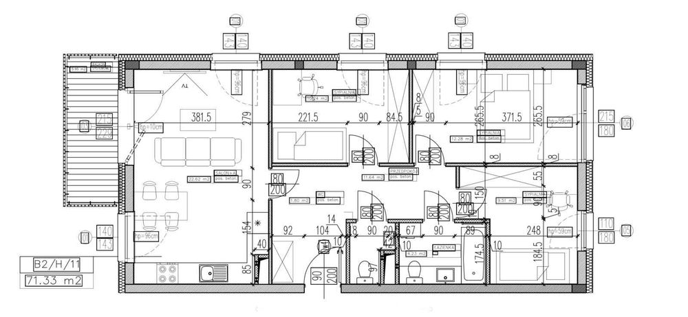 Mieszkanie 4 pokoje, wysoki standard
