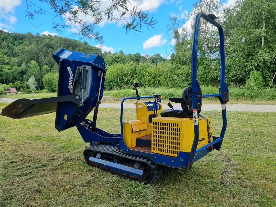 Kubota Silnik 3 cyl. Wozidło Gąsienicowe Canycon S160 2015r Jak Nowe 800mtg z Norwegii  Zero luzów wycieków Serwisy DEKRA Obrotowa koleba Samozaładowcza łyżka