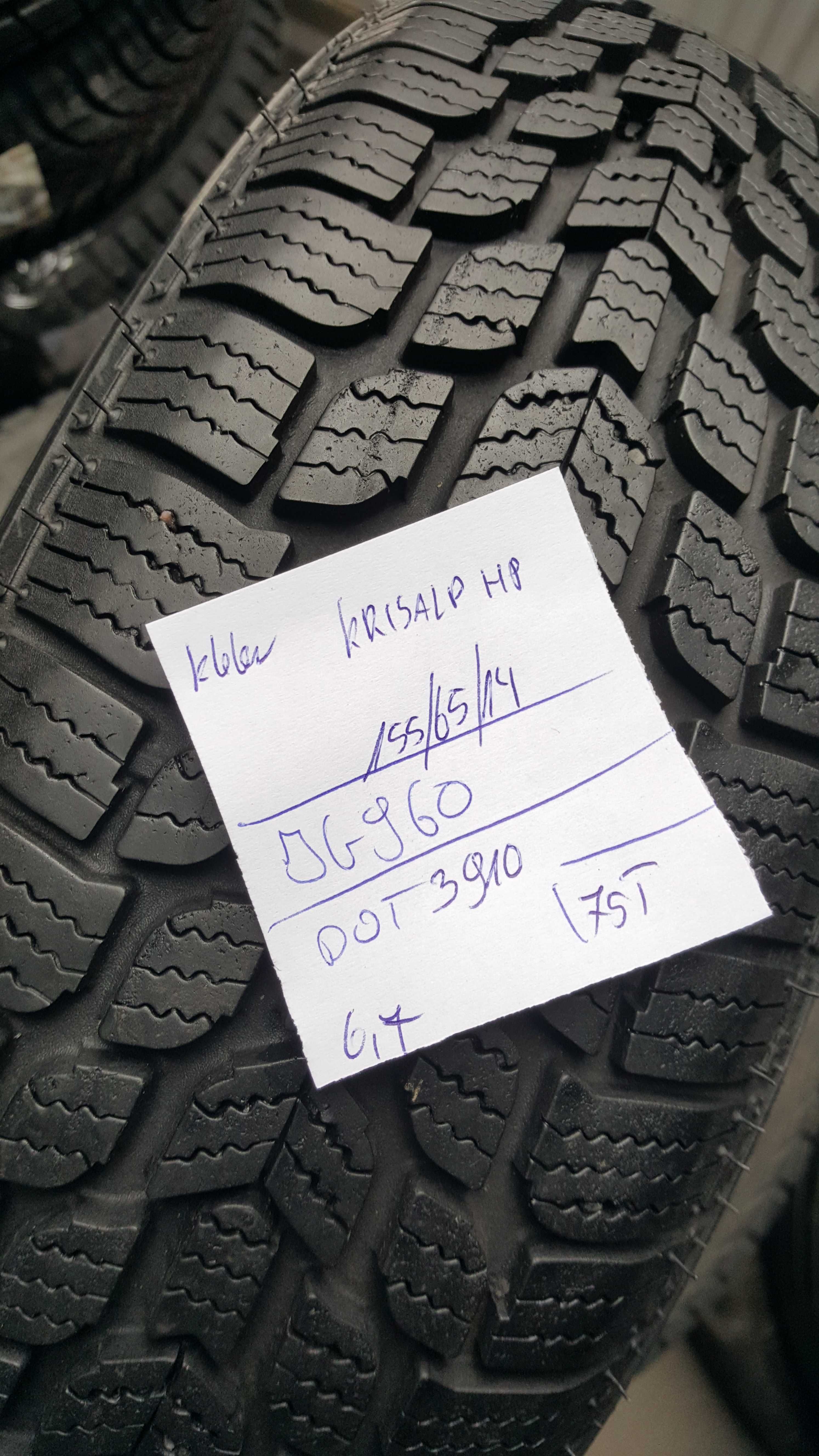 Kleber 155/65 r14 Krisalp HP /// 6,7mm!!! wysyłka GRATIS