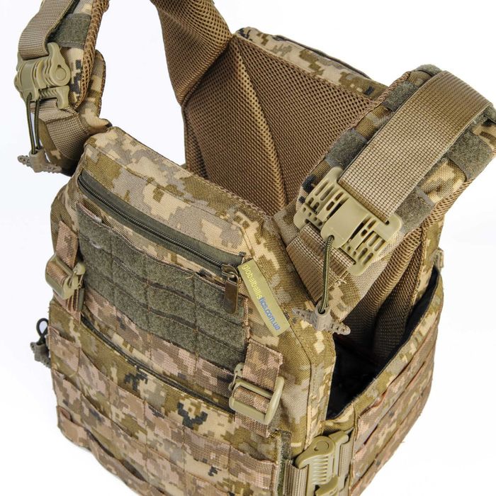 Плитоноска Warmor Gen.3 піксель (без плит і підсумків) КОРДУРА 1000Д