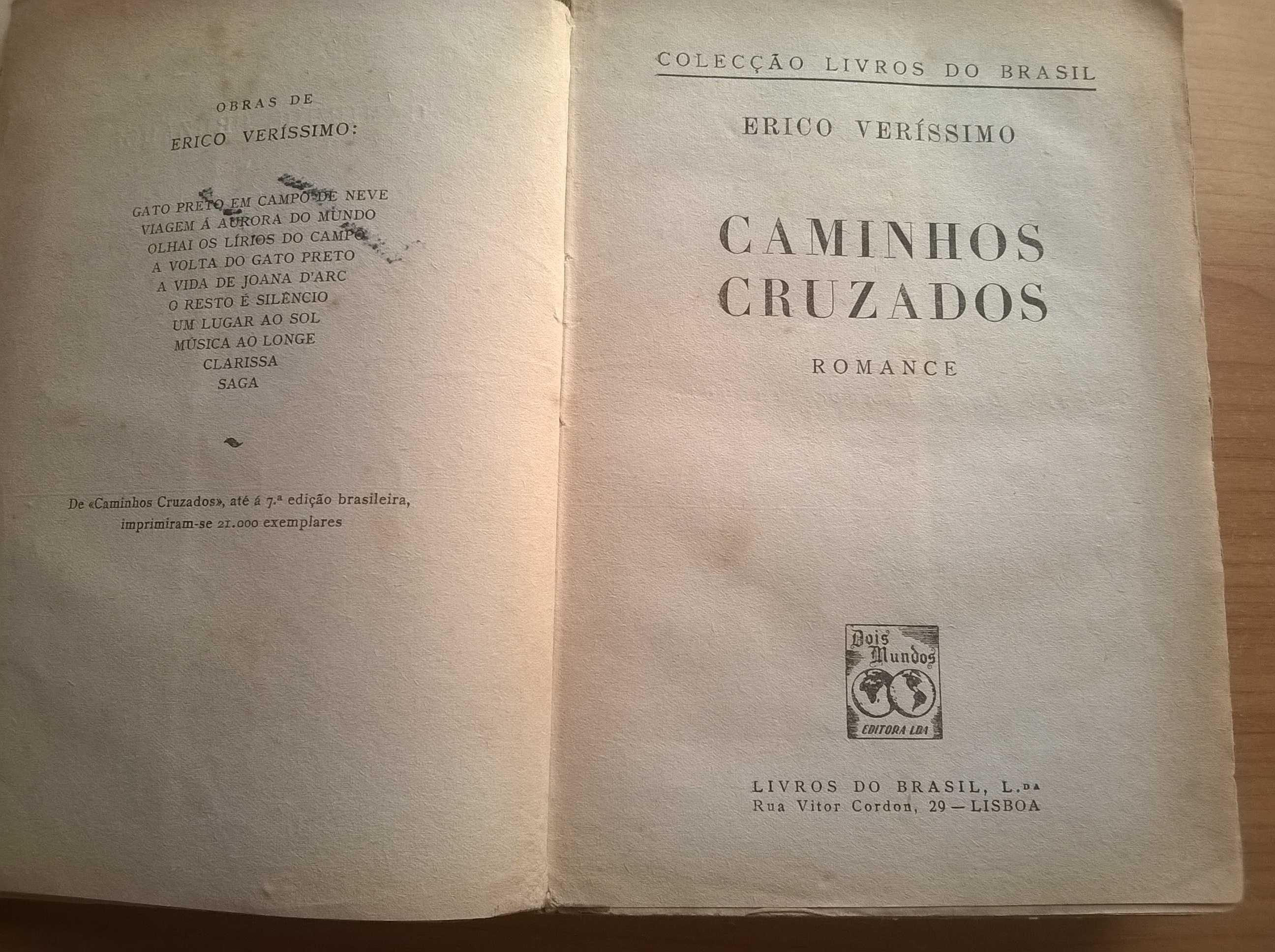 Caminhos Cruzados - Érico Veríssimo (portes grátis)