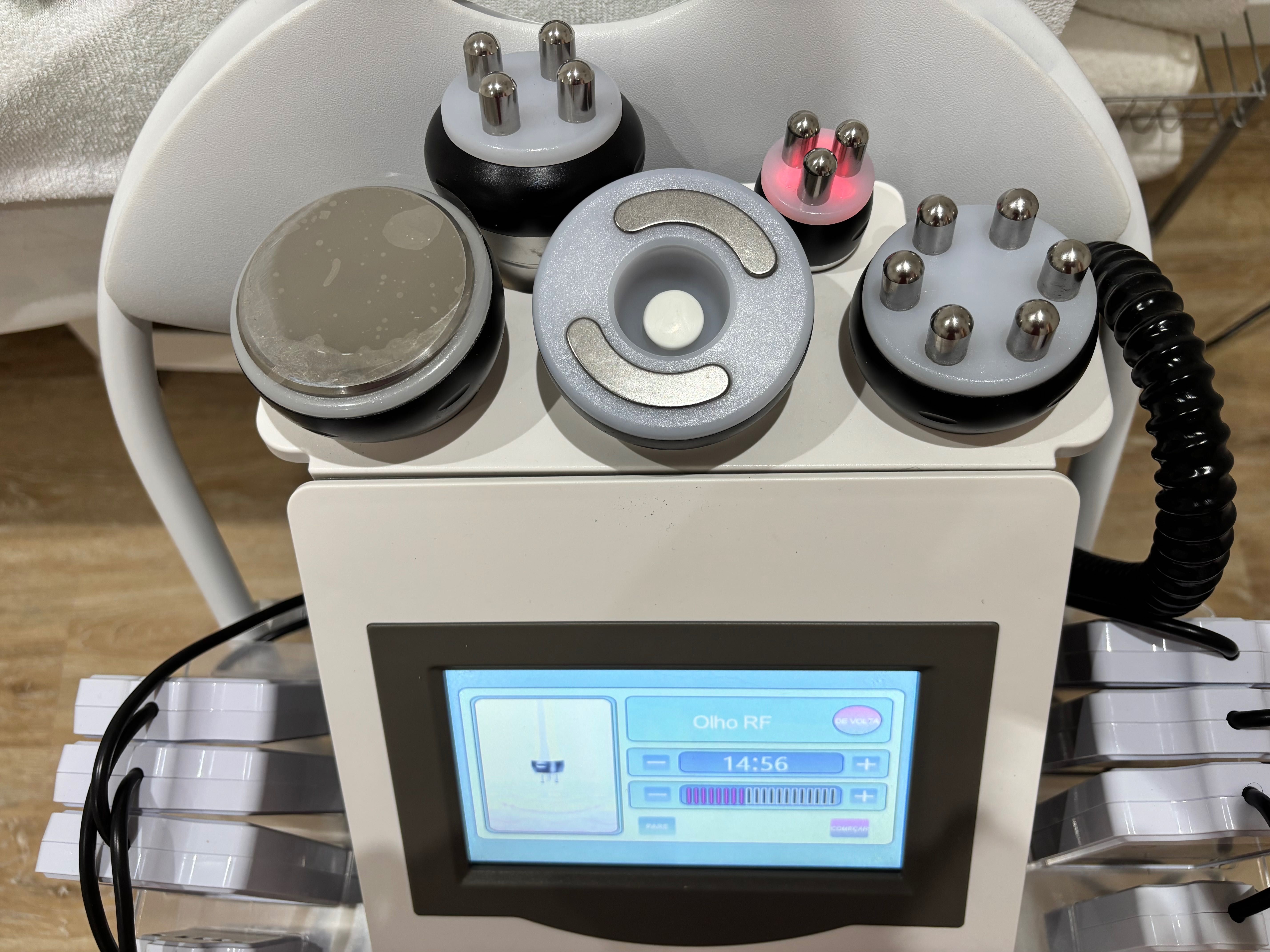 MAQUINA CAVITAÇÃO 6 EM 1 LIPO LASER + RF + VACUO (nova)