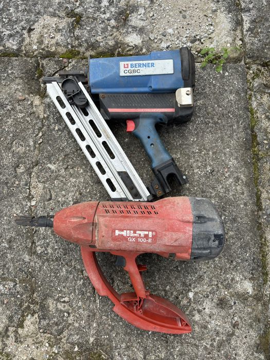 pakiet 2 szt gwoździarka zestaw elektronarzędzia hurt narzędzia hilti