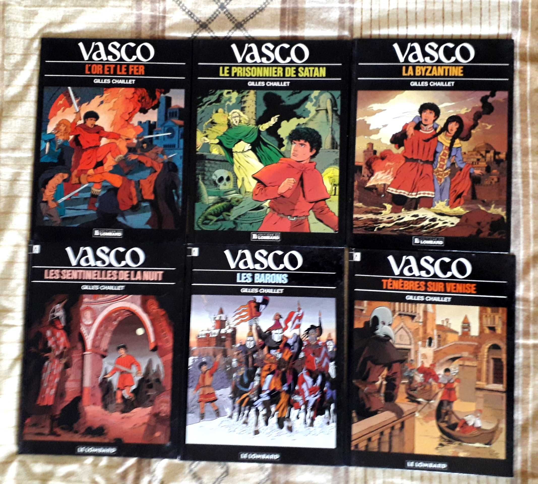 Livros BD - Gilles Chaillet - Série Vasco (FR)