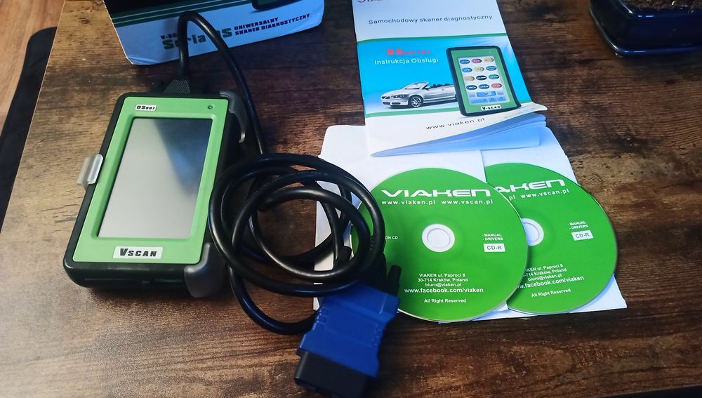 Interfejs Skaner diagnostyczny VIAKEN DS907 tester, błędy OBD2 BWW VW