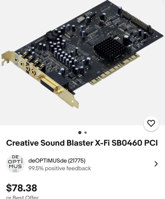Звукова карта компютера sound blaster