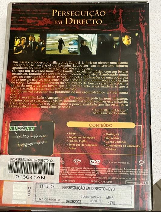 DVD perseguição em directo