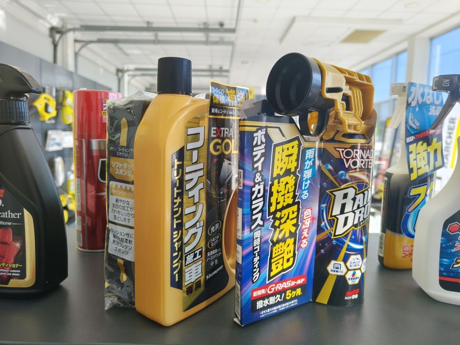 Очиститель Soft99, обезжириватель кузова, полимерный воск Софт99