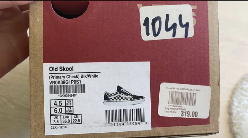 Buty vans old skool w kratke 36