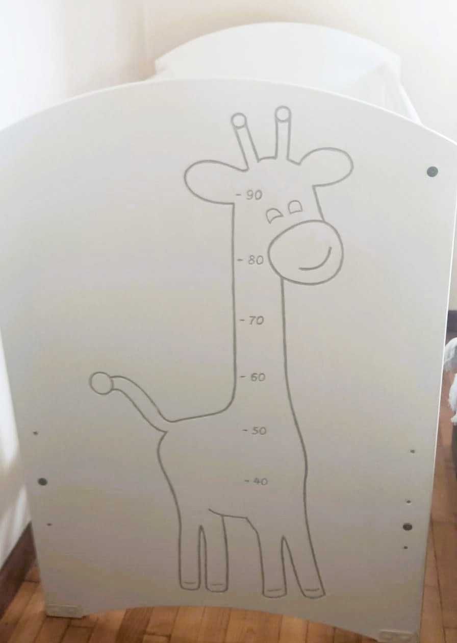 Cama berço lacada a branco