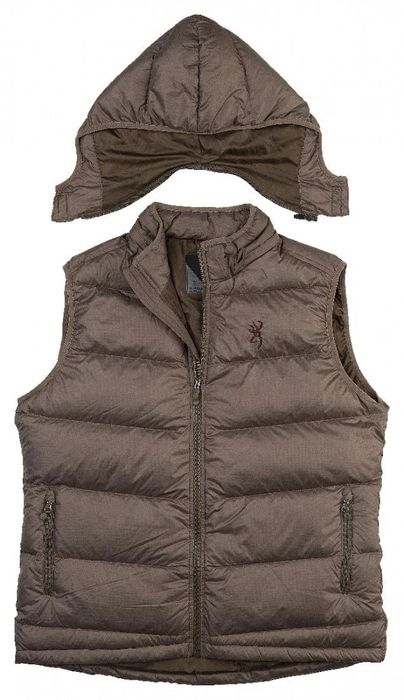 Пуховий жилет Browning Arctic Down Vest Chocolate Безрукавка