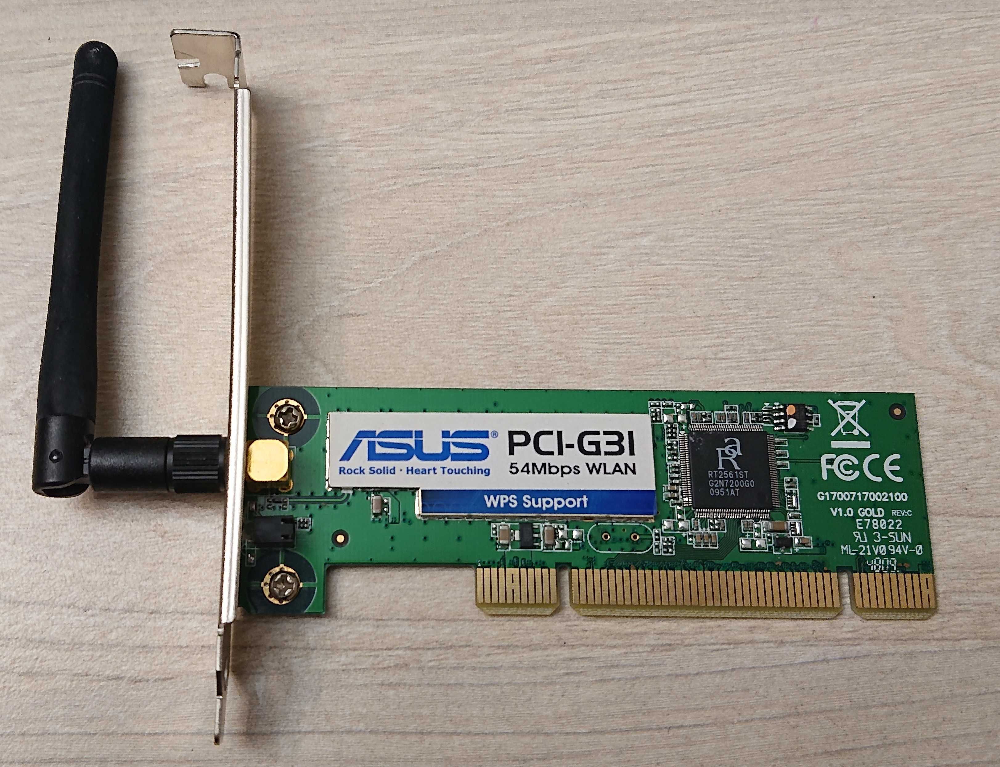 плата PCI Wi-Fi Asus