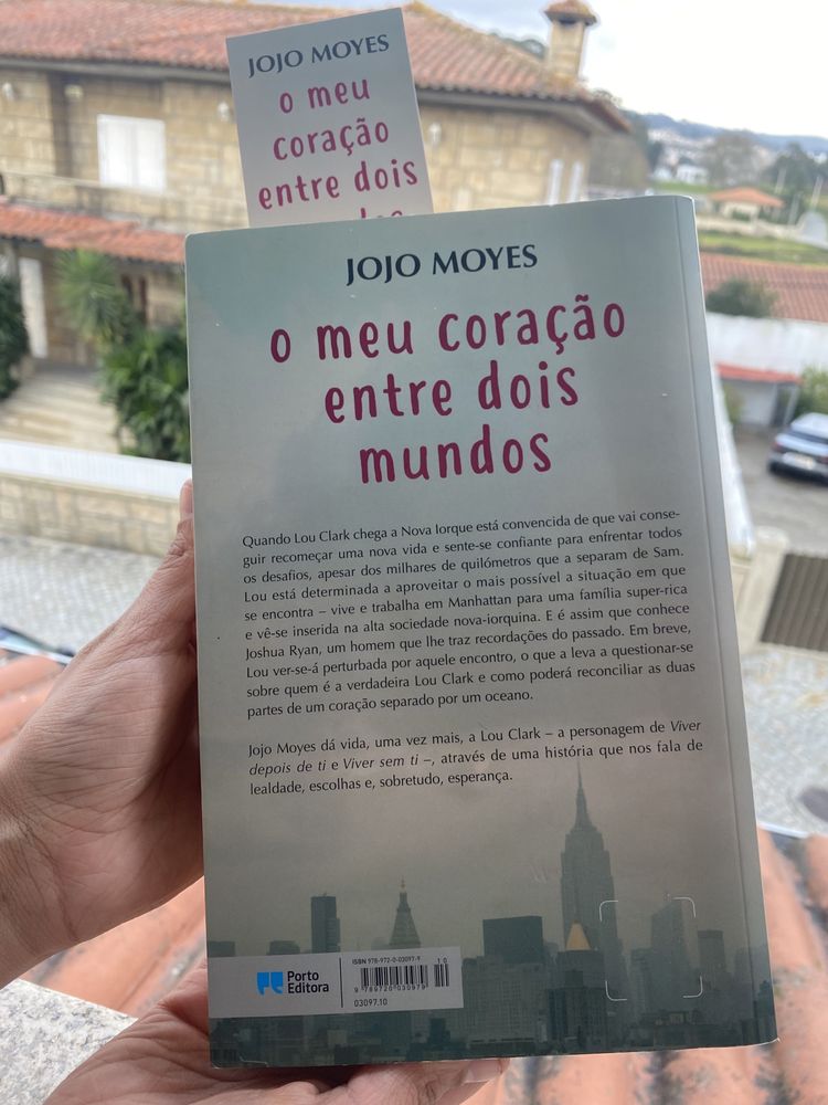 Livro de Jojo Moyes - o meu coração entre dois mundos