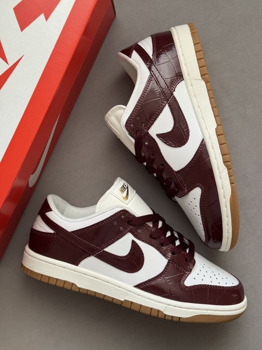 36-45 Nike SB Dunk Burgundy Croc