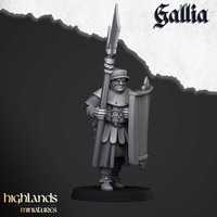 Gallia Men at Arms #3 Highlands Miniatures Old World Warhammer