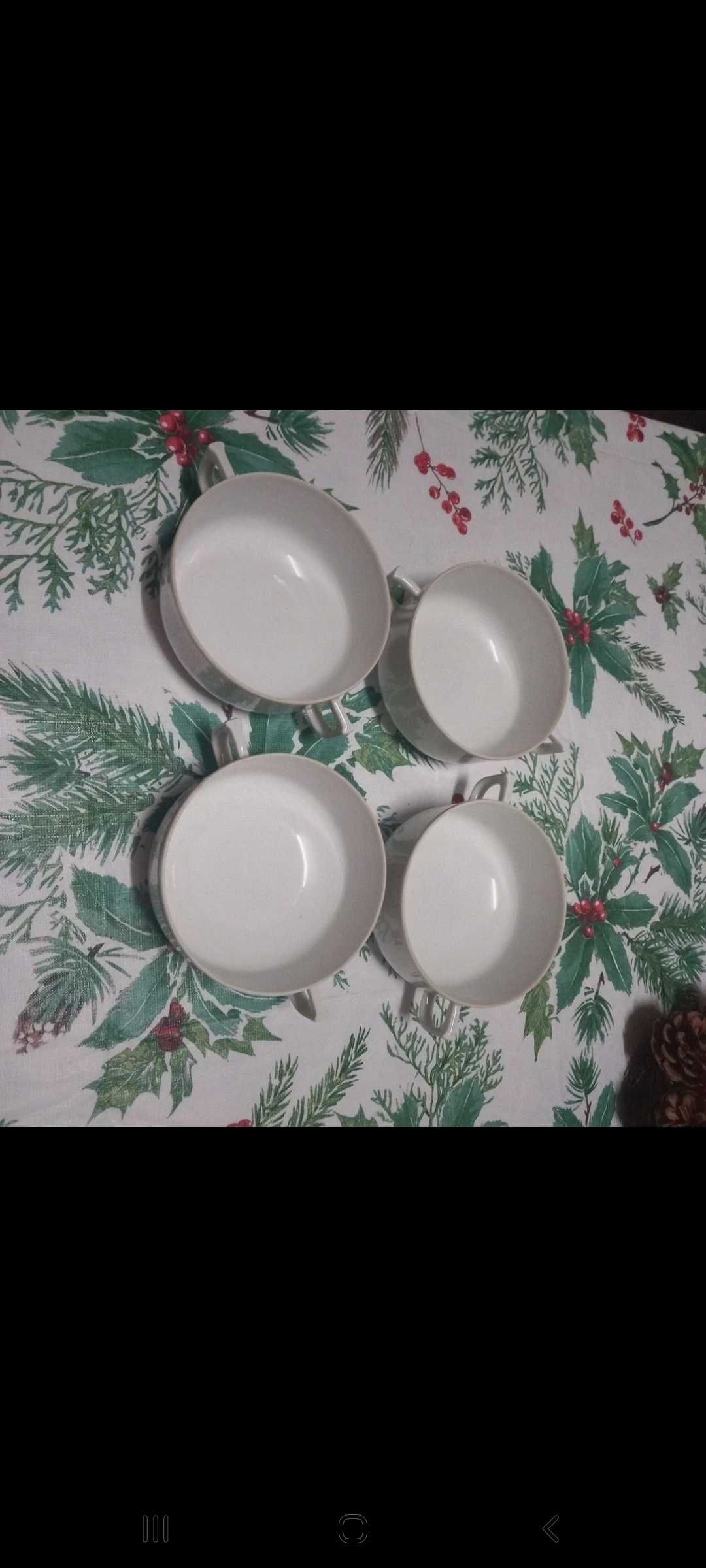 6 malgas para sopa - Porcelana de Limoges