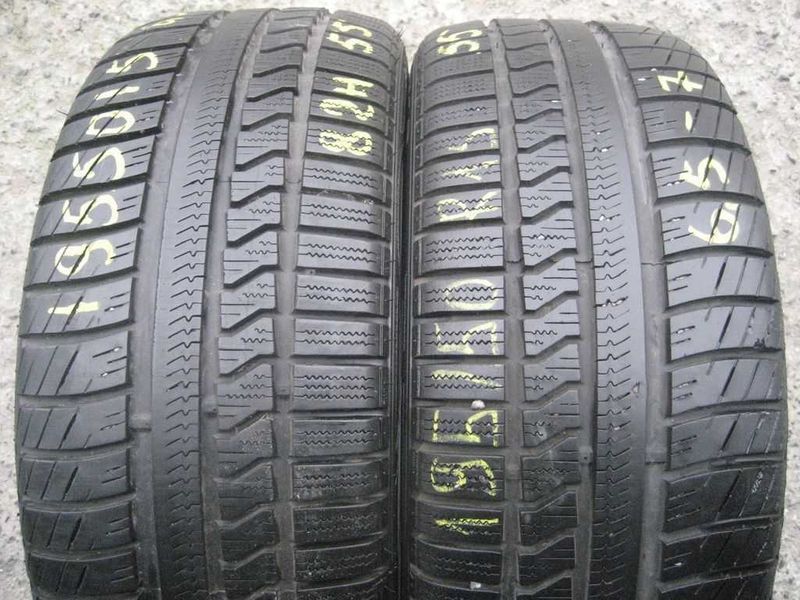 195/50 R15 Vredestein Qvatrac3 82H M+S 2штуки протектор 6.5-7мм