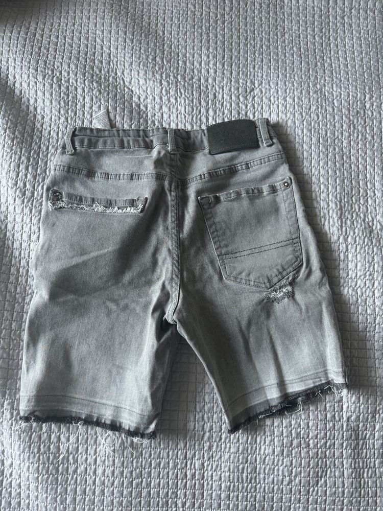 2 pary spodenki jeansowe Zara 140 chłopięce