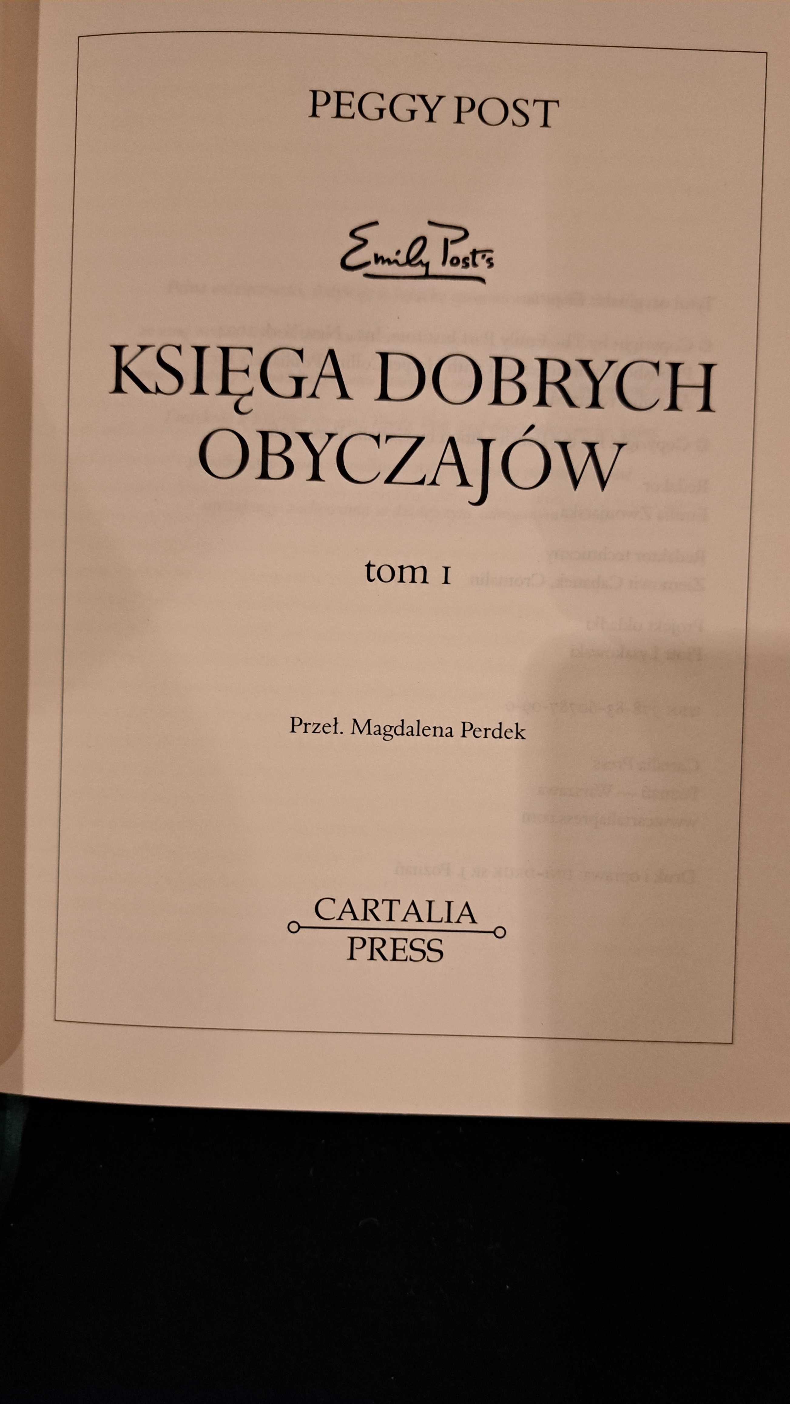 Peggy Post Księga dobrych obyczajów 1