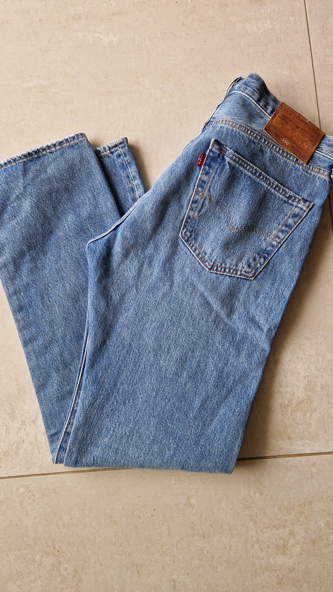 Джинсы мужские Levi's 501 W33L32 оригинальные