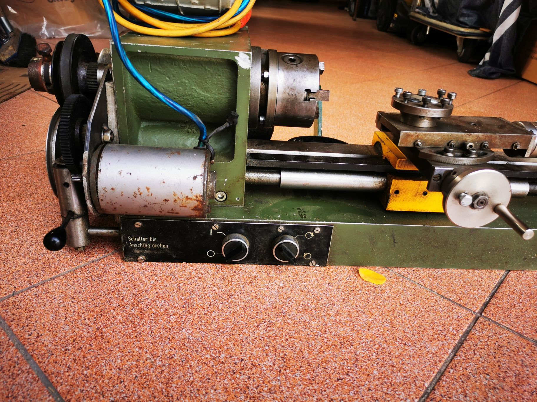 Tokarka do metalu HOBBYMAT MD 65 Posuw automatyczny