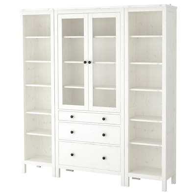 Biblioteczka ikea HEMNES Regał, biała bejca, 49x197  nowy w kartonie