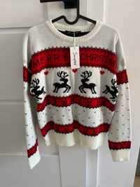 Sweter świąteczny Simplee rozmiar S nowy z metką
