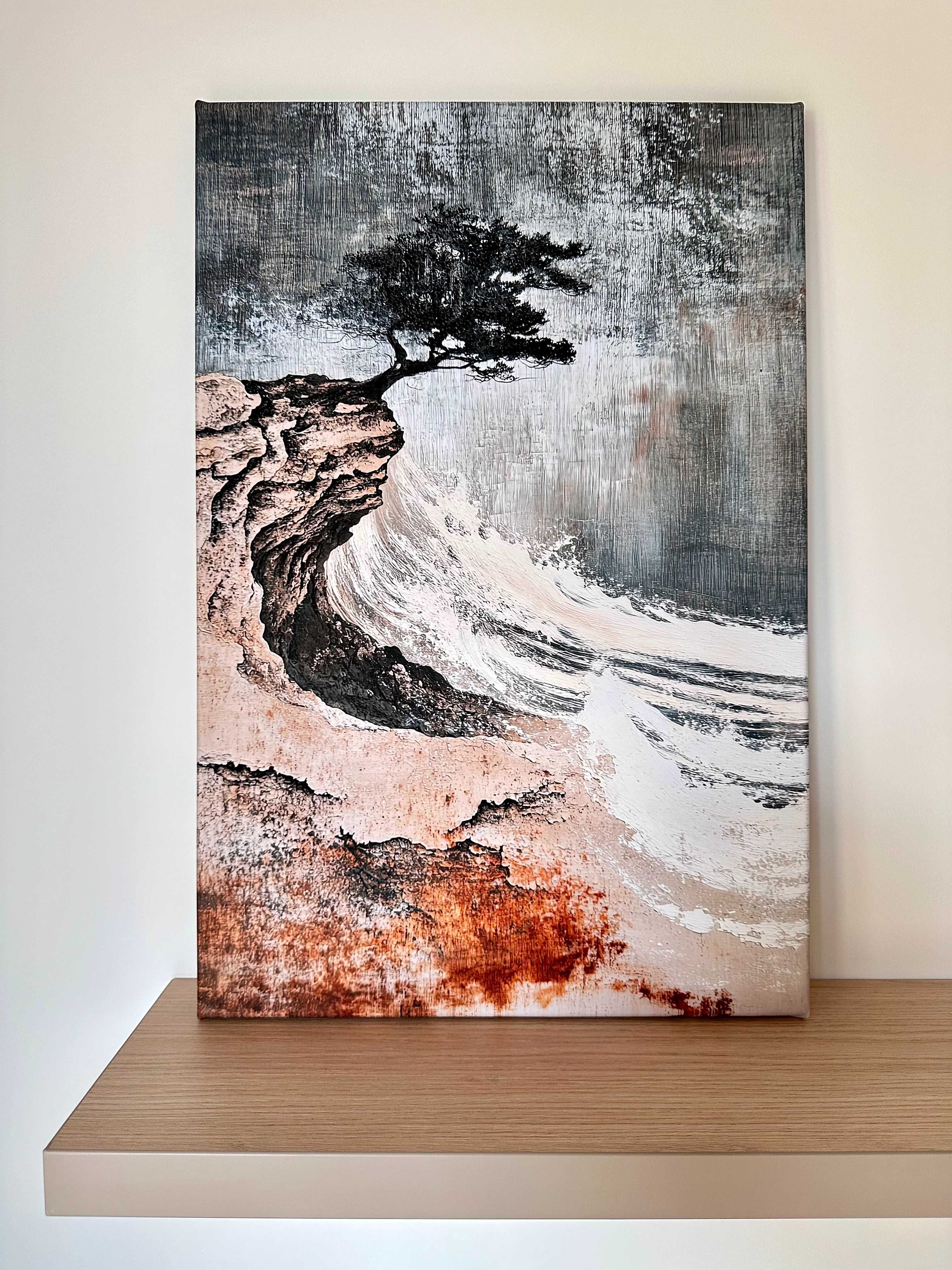 Nowoczesny obraz na płótnie 60 x 40 cm – Wabi Sabi | Japandi | Zen