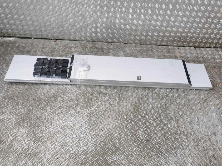 Burty Aluminiowe Komplet 195x30 + zapięcia