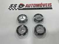 Tampa Tampão Centro Jante Mercedes 75mm W204 C218 A207 C117 CLA CLS E Classe W212 S212 X166 W176 W205 W246