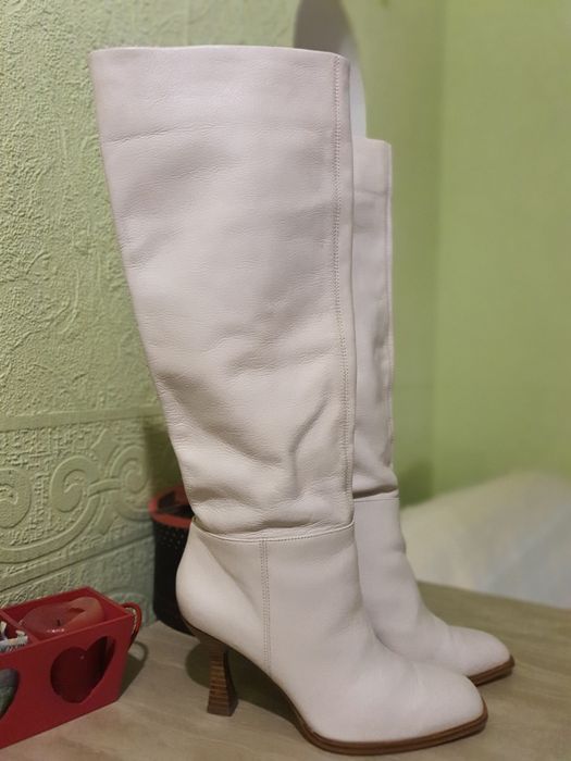 Сапоги ZARA кожаные