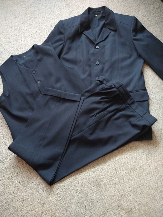 Garnitur męski,czarny 3-częściowy