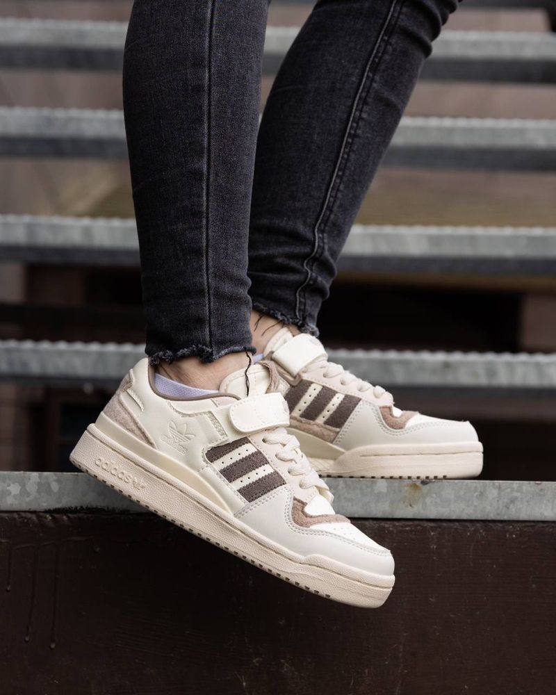 Женские кроссовки Adidas Originals Forum 84 Low Beige Brown 36-40