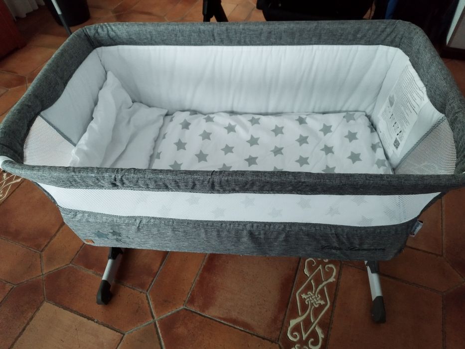 Mini berço asalvo cinza