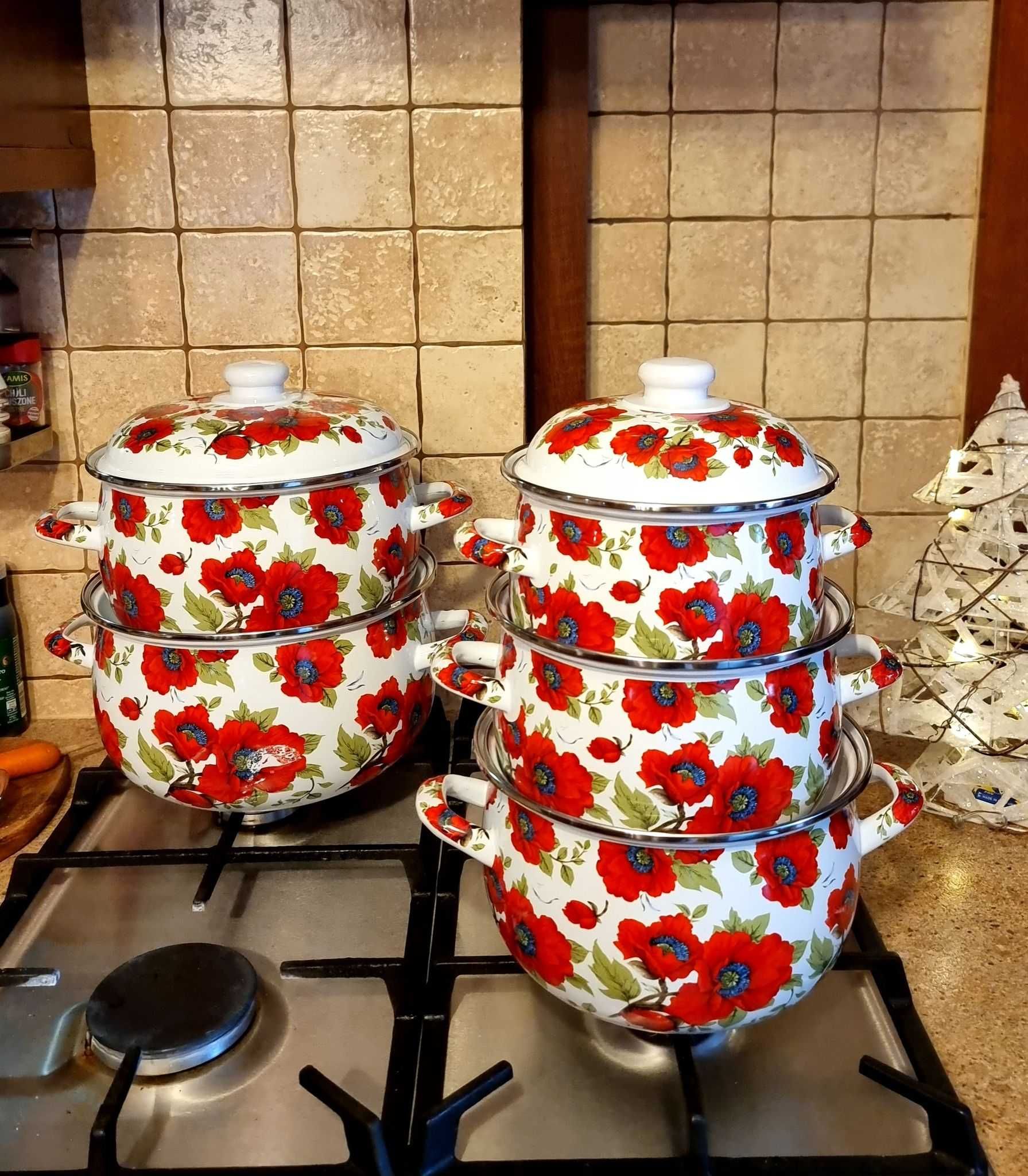 PROMOCJA 199 zł    Garnki duże emaliowane w maki