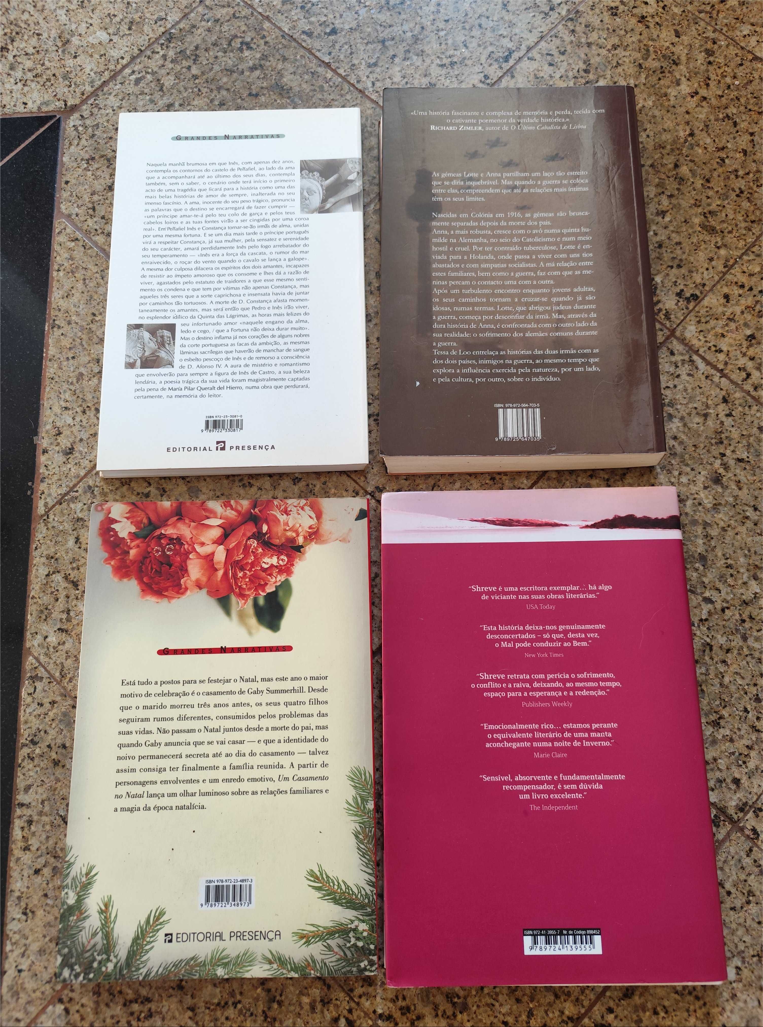 Cada livro a 5€ cada
