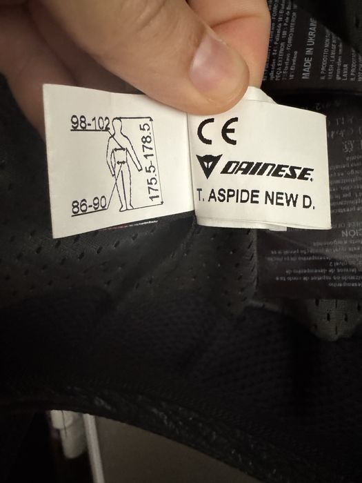 Kombinezon motocyklowy skórzany Dainese model T. Aspide New D roz. 50