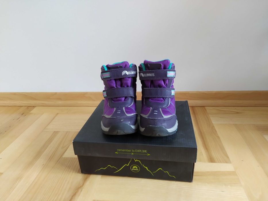 Buty zimowe, śniegowce, Elbrus dla dziewczynki, r. 28